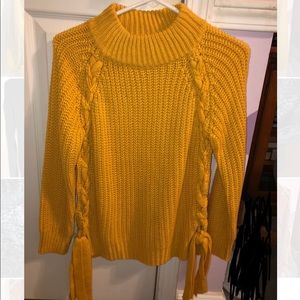 Dark yellow sweater